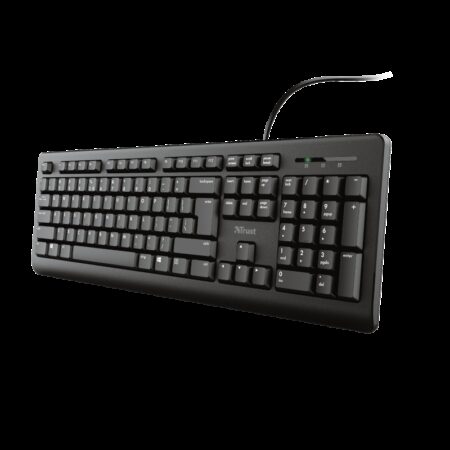 Trust teclado alambrico  primo usb negro 23883