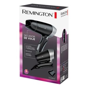 Remington secadora de cabello compacta de viaje plegable 1200w negro D2400 (BV) F
