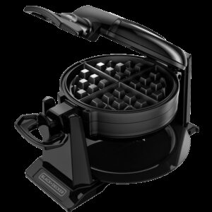 Black + Decker wafflera estilo belga giratoria negra WMD2000B