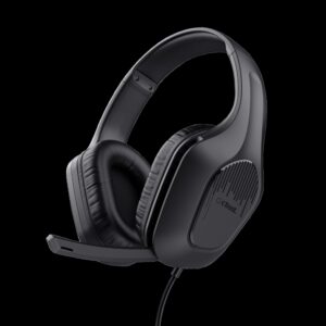 Trust audifonos alambricos gamer color negro - 24990